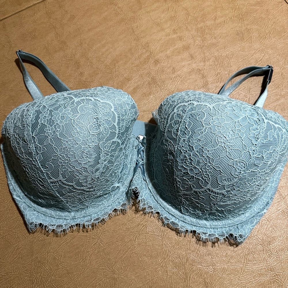 NWT Victoria Secret light green lace 38DDD bra